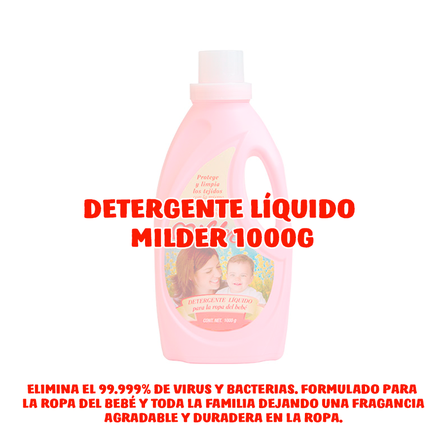 Comprar Detergente Liquido Milder Para Bebe - 1000Ml